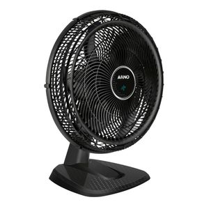 Ventilador de Mesa 50cm Ultra Silence Force com 6 Pás e 3 Velocidades 126w Preto VD50 Arno