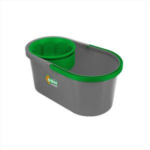 Mop Giratório Compacto com Balde Plástico Brilhus 10L - Bettanin