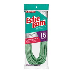 Corda Plastica P/Varal 15M Esfrebom Bettanin
