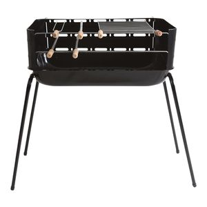 Churrasqueira com Acessórios Amazonas Preta 75x44CM - 3009 - Mor