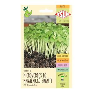 Semente ISLA Multi Microverdes de Manjericão Shanti