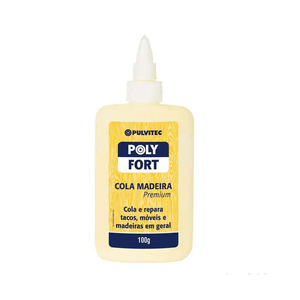 Cola Para Madeira Poly Fort Premium 100G Pulvitec