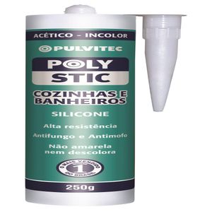 Silicone Polystic Pulvitec CB Incolor 250G