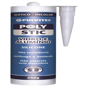 Silicone Polystic Pulvitec VA Incolor 250G