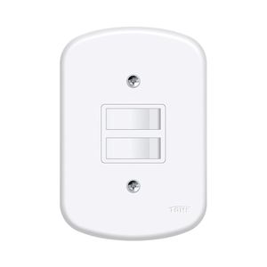 Interruptor Paralelo Fame Blanc 2 Seções 642 10A