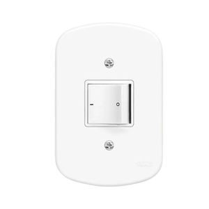 Interruptor Simples Fame Blanc 1018 1 Seção Bipolar 10A