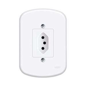 Tomada Fame Blanc 1 Seção 2PxT 10A 4X2