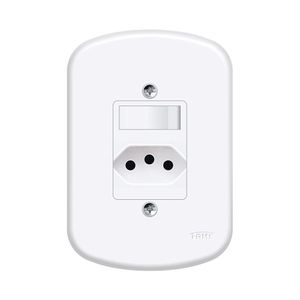 Interruptor Paralelo Fame Blanc 1 Seção 2PxT 10A