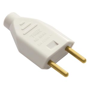 Plug Junção Macho Fame 2P 10A Cinza
