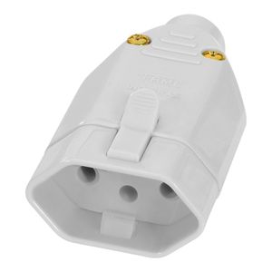 Plug Fame Juncao Femea Cinza 2pxt 10a 1727