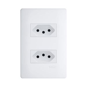 Tomada Fame Habitat 2 Seções 2PxT 20A 4X2