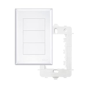 Placa Cega Fame Evidence com Suporte 4X2