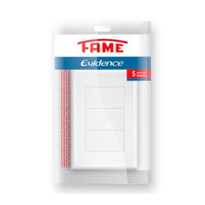 Placa Cega Fame Evidence com Suporte 4X2
