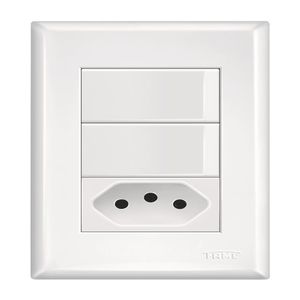 Interruptor Simples Fame Evidence 2 Seções 20A 250V
