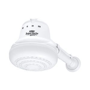 Super Ducha Multitemperatura com Cano Quattro Tropical Branco 220V 3200W - 3195 - Fame