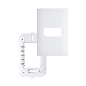 Placa Fame Habitat com Suporte 1 Módulo Horizontais 4X2