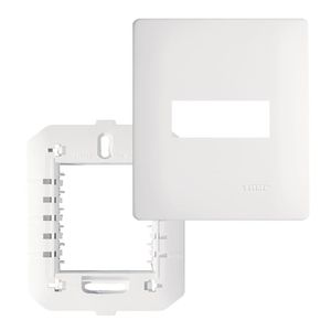 Placa Fame Habitat com Suporte 1 Módulo Horizontais 4X2