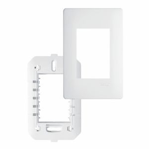 Placa Fame Habitat com Suporte 3 Módulos 4X2