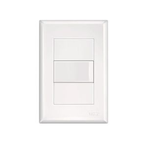 Conjunto com 1 Interruptor Simples 16A com Placa Evidence Branco - 2896 - Fame