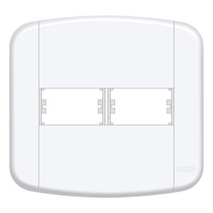 Placa 4X4 Fame Blanc Mais Para 2Modulos