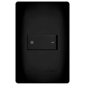 Interruptor Fame Habitat Black Bipolar 20A
