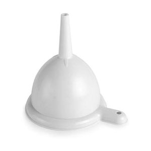 Funil Plástico Pequeno Branco 15Cm - Plasútil
