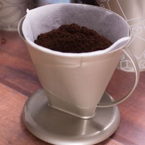Porta Filtro Para Café Rosa - Plasútil