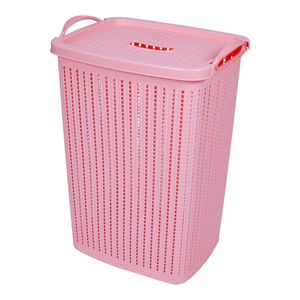 Cesto Roupa Redondo C/Alca 40L Trama Rs Plasutil