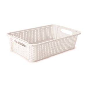 Cesta Org Emp 2,1L 26X16 Trama Br Plasutil