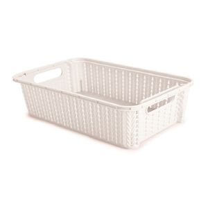 Cesta Org Emp 2,1L 26X16 Trama Br Plasutil