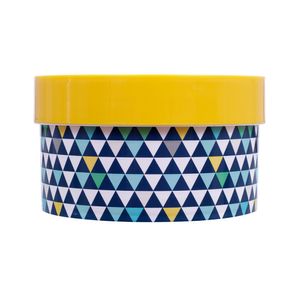 Caixa Organizadora Plasutil Decorativa 1,2 Litros Redonda 9026
