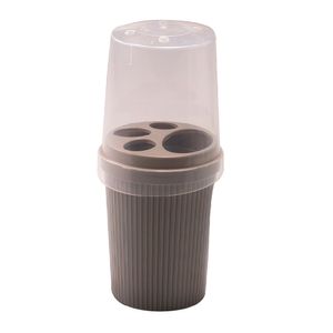 Porta Pasta/Escova Dent C/Tamp Canelad Cz Plasutil