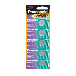 Bateria Botão Alcalina Panasonic CR2025X1BT