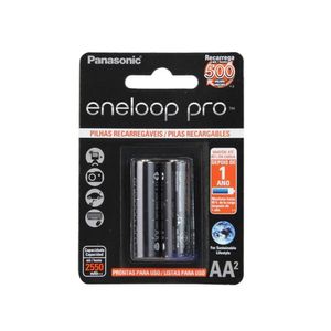 Pilhas Eneloop Pro Panasonic 02 Pilhas AA 2550Mah