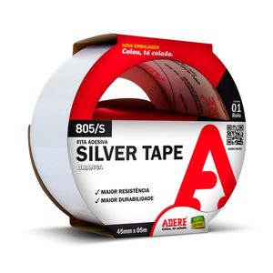 Fita Silver Tape Adere 805S Branca 45x05