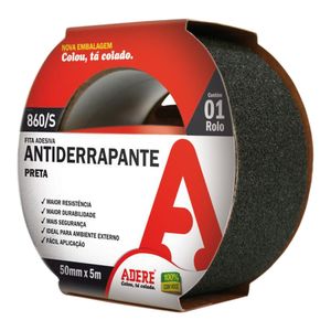 Fita Antiderrapante Adere 871s Preta 50mmx5M