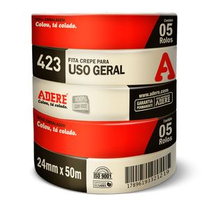 Fita Crepe Adere 423 Uso Geral 24Mmx50M