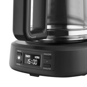 Cafeteira Elétrica Programável com Timer Experience Preto e Inox 220V - ECM25 - Electrolux