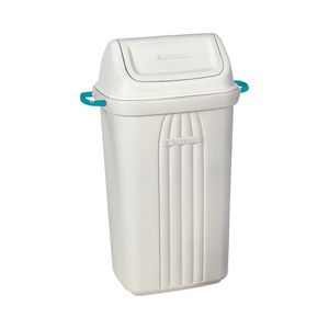 Lixeira Retang C/Tp Basculante Plast 30L Sanremo