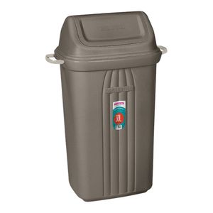 Lixeira Retang C/Tp Basculante Plast 30L Sanremo