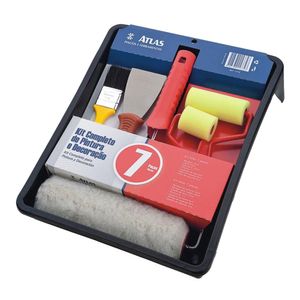 Kit para Pintura e Acabamento Atlas com 7 Peças