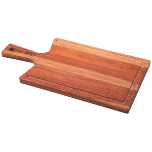 Tábua Redonda para Madeira Jatobá Mesclada com Cabo de Preparar e Servir Rost 41X22CM- 13554071 - Tramontina