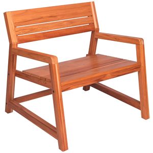 Poltrona de Madeira Teca com Acabamento em Verniz Incolor Verona - 14545051 - Tramontina