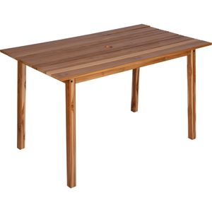 Mesa de Madeira Teca Retangular Verona 130CM - 14548051 - Tramontina
