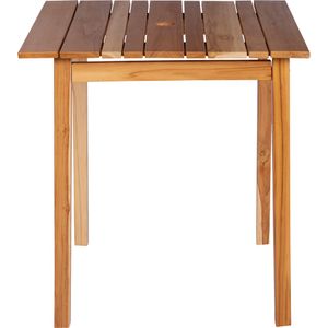 Mesa de Madeira Teca Quadrada Verona 74CM - 14547051 - Tramontina