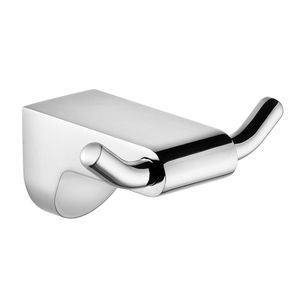 Cabide Duplo para Banheiro Loren Like Cromado - 2060C78 - Lorenzetti