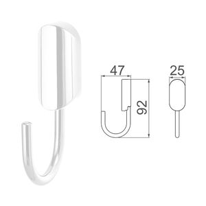 Cabide para Banheiro Loren Joy Inox Cromado - 2060C32 - Lorenzetti