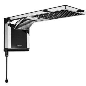 Chuveiro Eletrônico Acqua Duo Preto e Cromado 220V 6800W - Lorenzetti