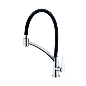 Torneira para Cozinha Mesa Flexível com Bica Móvel Loren Chef Preto - 1167C81 - Lorenzetti