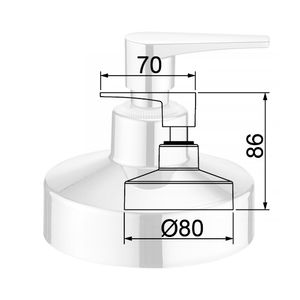 Acabamento para Registro de Gaveta Loren Joy 1", 1/2" e 1 1/4" - 4900C32 - Lorenzetti